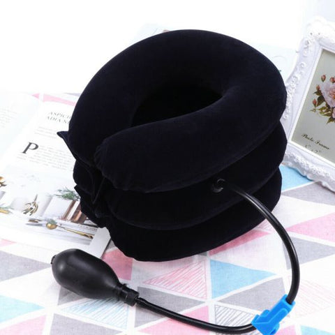 Air Inflatable Pump Neck Pillow