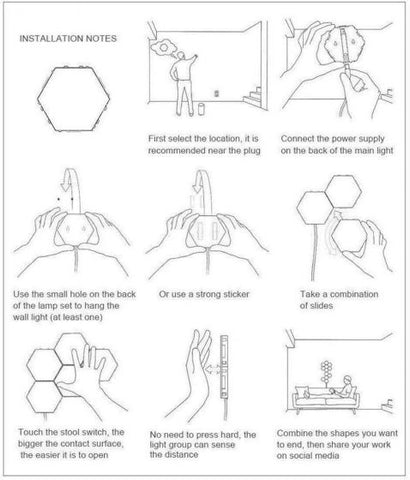 Modular Touch Lights