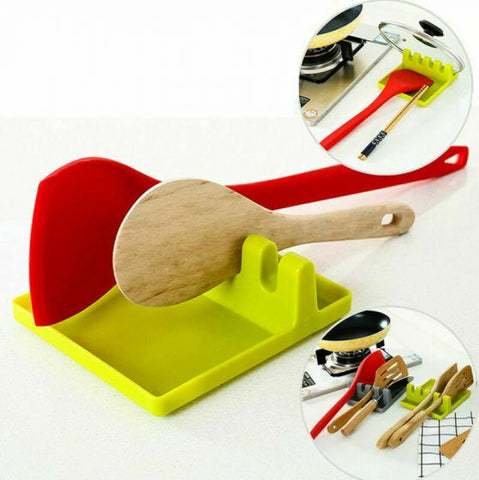 Silicone spoon holders