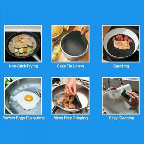 5PCS Round BBQ Grill Mat