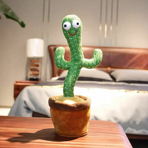 Dancing Cactus Plush Toy Doll Electronic Recording Shake With Song Funny Gift AU
