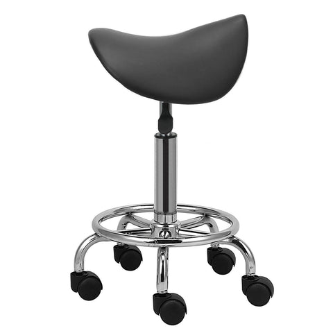 Saddle Salon Stool Rolling Chair Adjustable Swivel Massage Spa Seat Hydraulic