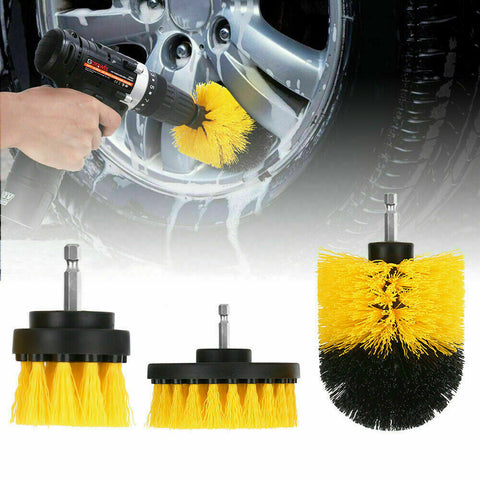 14PC Drill Brush Tub Clean Electric Grout Power Scrubber Cleaning Set Tool Kit