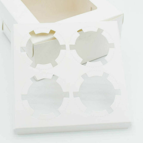 Cupcake Box Cases 2/4/8/12 Holes Window Face Cases Party Wedding Muffin Baking
