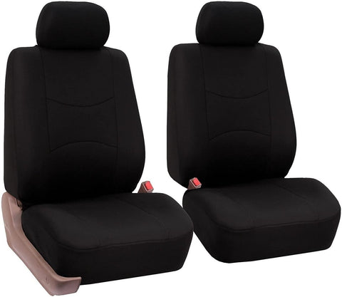 5PCS Universal Car Seat Covers Front Rear Back Head Rest Full Set