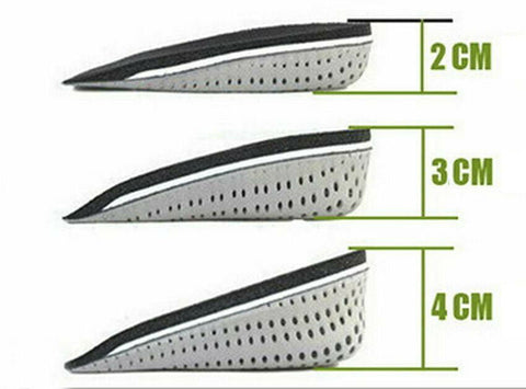 Insole Heel Lift Insert Shoe Pad Height Increase Cushion Elevator Taller Unisex