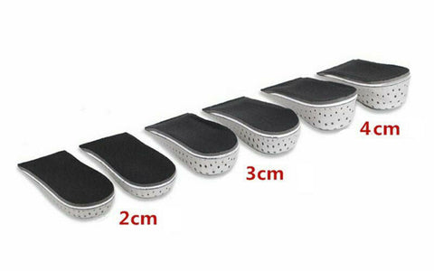 Insole Heel Lift Insert Shoe Pad Height Increase Cushion Elevator Taller Unisex