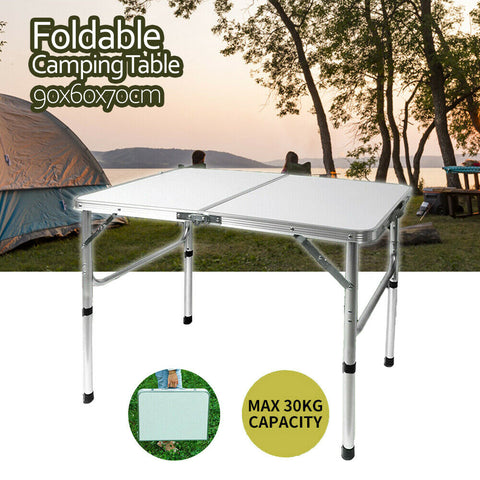 Camping Folding Table Aluminium Portable Picnic Outdoor Foldable Tables BBQ Desk