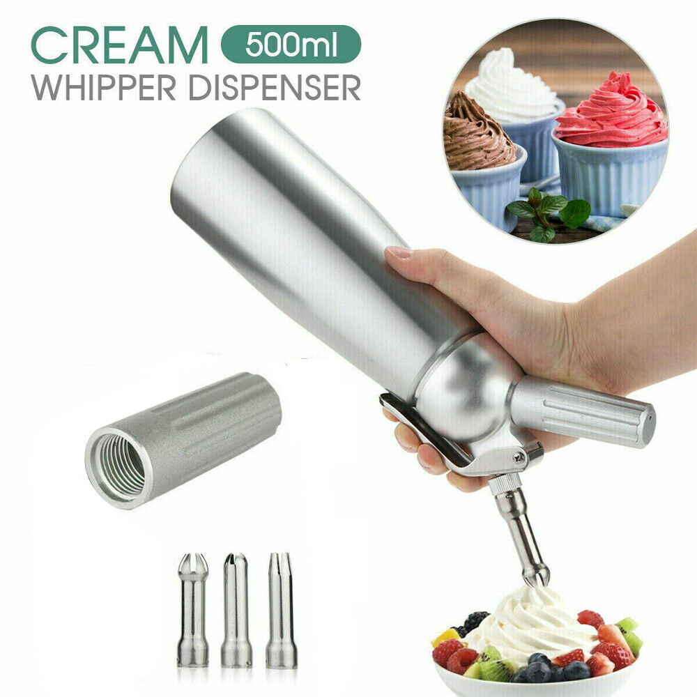 Cream Whipper Whip Coffee Dessert Butter Dispenser Chargers Foam Whipped 500ML