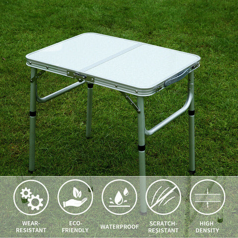 Camping Folding Table Aluminium Portable Picnic Outdoor Foldable Tables BBQ Desk