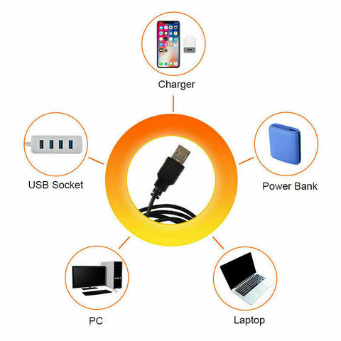 16Colors Rainbow Sunset Projection Lamp LED Modern Romantic Remote Control Light