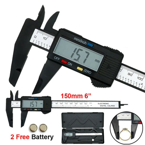 150mm 6'' Inch Electronic Digital Vernier Micrometer Caliper Set