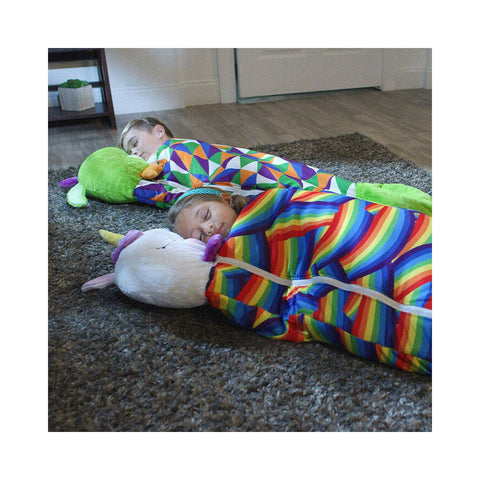 Hot Happy Nappers Sleeping Bag Kids Play Pillow Unicorn Xmas Gifts