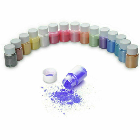 20x Mixed Mica Powder Epoxy Resin Dye Pearl Natural Mica Pigment Mineral Powder