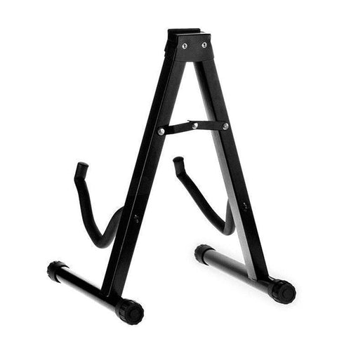 Folding Guitar Stand Floor Rack Electric Acoustic Bass Gig Holder AU