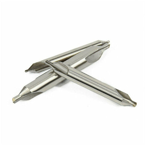 6PCS Combined Center Drill Countersink Bit Lathe Mill Tackle Kit High Speed NEW