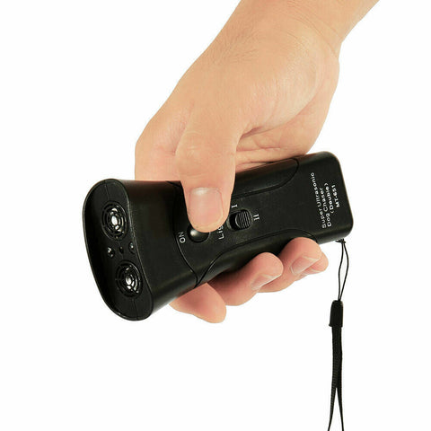 Free 9V Battery + Anti Bark Device Ultrasonic Dog Barking Control Trainer