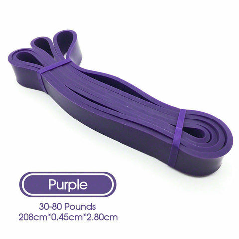 Set of 5 Heavy Duty Resistance Band Loop Power Gym Fitness Exercise Yoga Workout