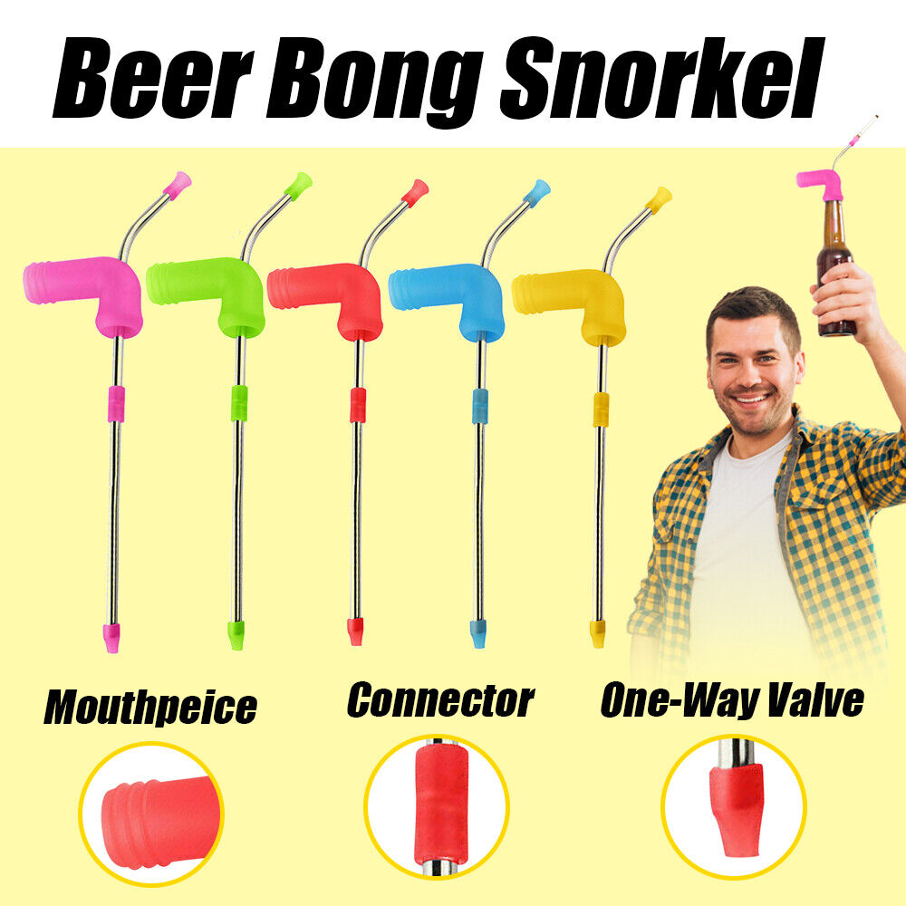 Beer Funnel Snorkel Drinking Straw Games Hens Bucks House Party Entertainment