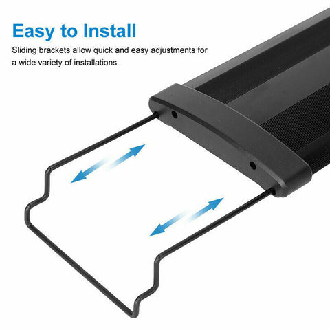 60 /90cm Aquarium Light Lighting Full Spectrum Aqua Plant Fish Tank Bar LED Lamp