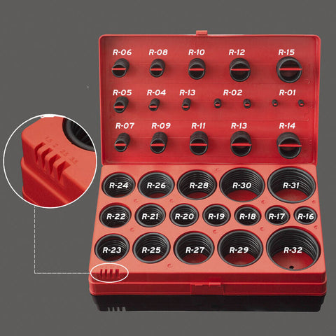 New 826Pcs Industrial Rubber O Ring Assortment Kit Set 419 Metric & 407 Imperial