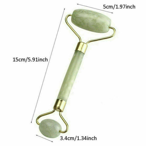 Jade Face Massage Roller Facial Massager Beauty Tool Body Eye Neck Hand