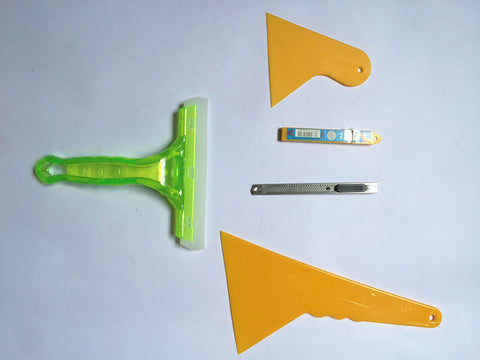 5 PCS Auto Window Tinting Tools Vinyl Wrap Film Application Tools Kits Squeegee