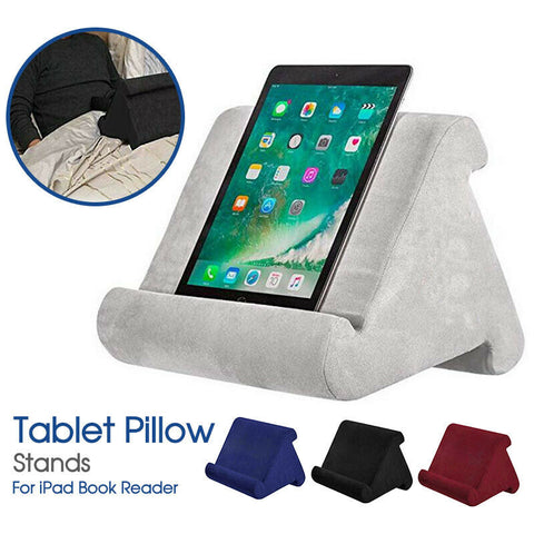Tablet Pillow Stands For iPad Book Reader Holder Rest Laps Reading Cushion
