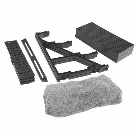 Pet Stairs 3 Steps Portable Cat Dog Ladder w/ Cover Step Ramp Climb For Pup Play