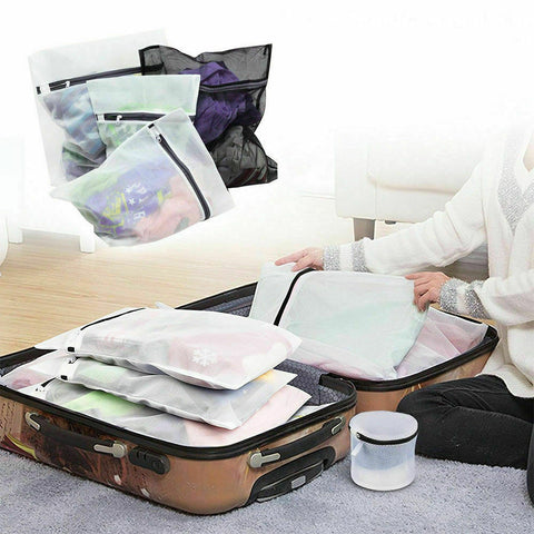 4PCS NEW Mesh Washing Bag Pack Laundry Bags Lingerie Delicate clothes Wash Bags