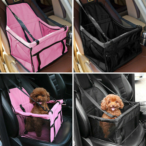 New Travel Cat Dog Pet Car Booster Seat Puppy Carrier Safety Protector Basket AU