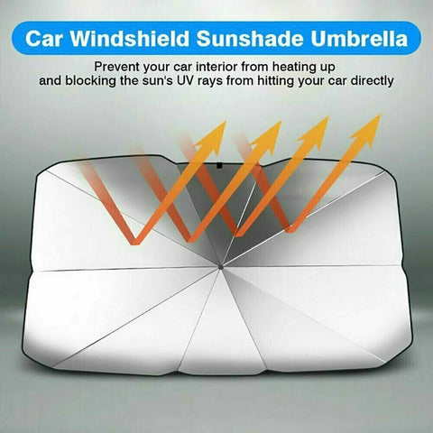 Foldable Car Windshield Sunshade Umbrella Front Window Cover Visor Sun Shade AU
