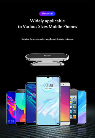 360° Rotate Universal Magnetic Car Mount Dash Phone Holder for iPhone Galaxy GPS