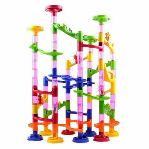 105Pcs Marble Run Race Construction Maze Ball Track DIY Building Block Kids Toy