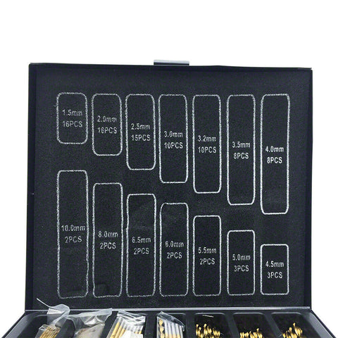99PC METRIC TITANIUM DRILL BIT SET IN METAL CASE