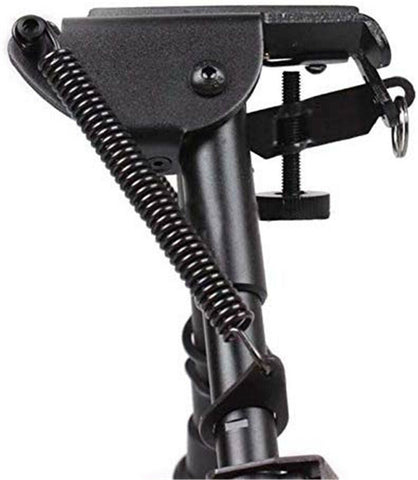 Adjustable Leg 6-9" Height Sniper Hunting Rifle Bipod Sling Shooting Mount Stand