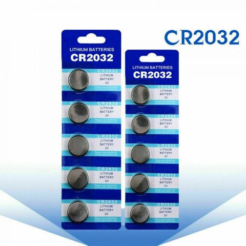 CR2032 Battery 220mAh 3 Volt Lithium Battery Coin Button Cell 5PCS/CARD