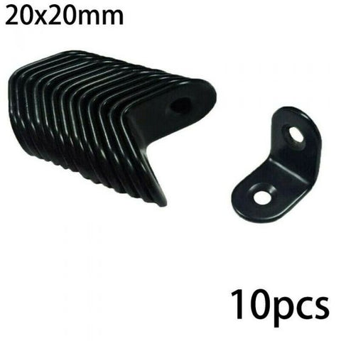 10Pcs 20mm Right Angle Bracket L Shape Corner Brace Joining Fixing Repair