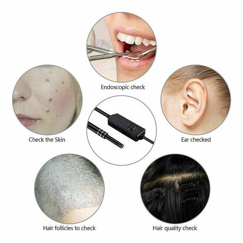 USB 3 in 1 5.5mm Camera HD Digital Visual Ear Spoon Ear Cleaning Endoscope