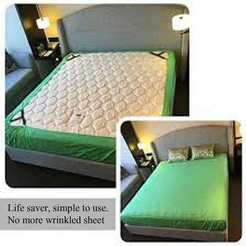 4/8x Clips Triangle Bed Sheet Mattress Holder Fastener Grippers Suspender Straps