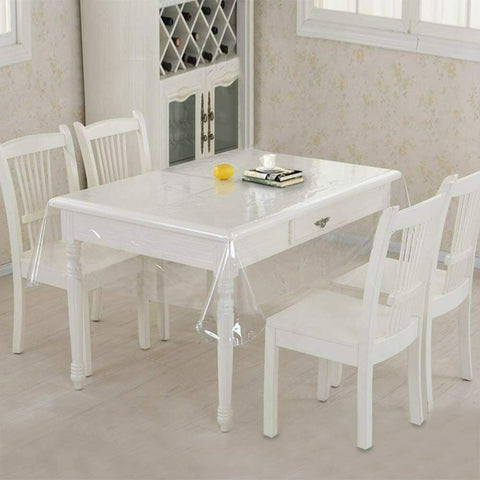 152*228cm Rectangular TableCloth Clear Protector Seats 8 pax