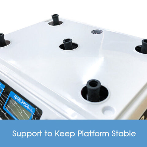 Kitchen Digital Electronic Scale 40KG Commercial Shop Weight Scales Food White