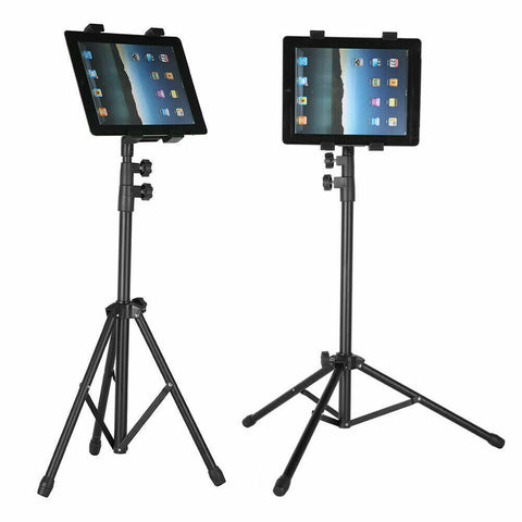 Floor iPad and Tablet Tripod Stand Carrying for iPad 7-12 inch Tablets