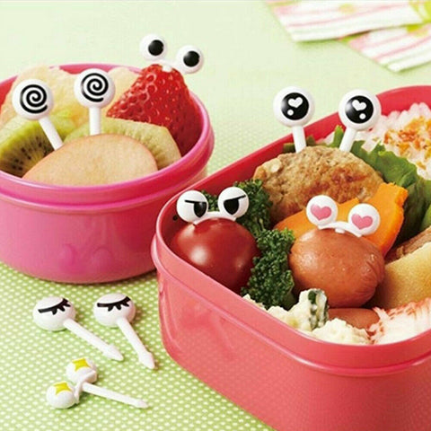 36PCS Kids' Animal Forks Decor Mini Food Lunch Box Accessory Fruit Picks Tool