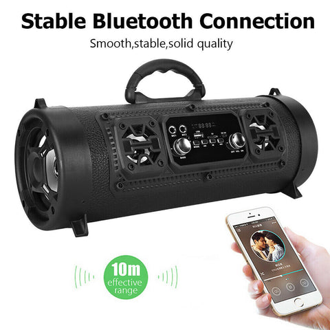 Portable Wireless Bluetooth Speakers Stereo Bass USB/TF/ Radio Outdoor Subwoofer