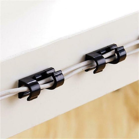 20PCS Self-adhesive Wire Organizer