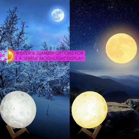 3D Moon LED Light