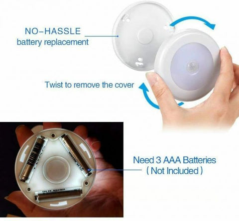 2pcs 6LED Motion Sensor Lights