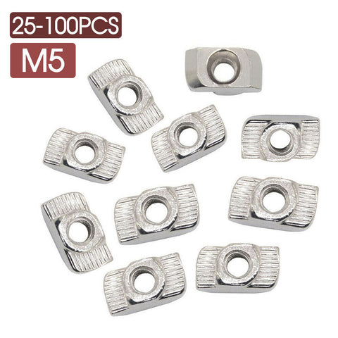 M3 M4 M5 Drop in 2020 T-slot For Aluminium Profile Extrusion 3D Print