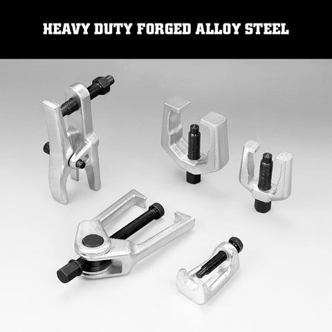 5X Front End Service Tool Kit Ball Joint Tie Rod Set Pitman Arm Puller Remover